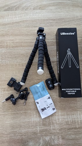 Ubeesize Portable Camera Stand Holder Tripod Wireless Remote - photo 4
