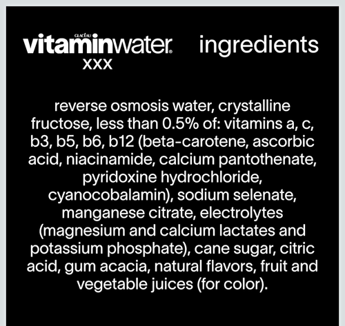 Vitaminwater XXX Acai Blueberry Pomegranate 20 oz, 48 pack! - photo 4