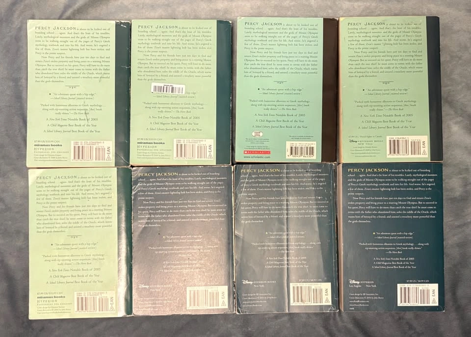 Percy Jackson Paperback Book Bundle (8 Books) - photo 2