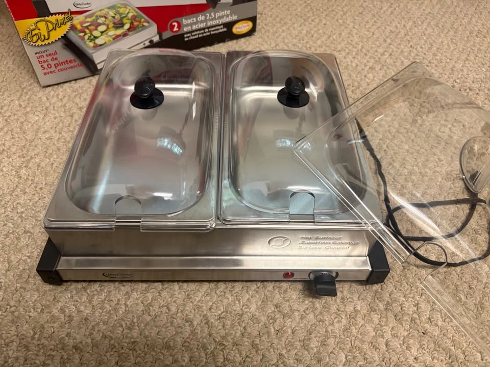 Betty Crocker Stainless Steel Buffet Server – Brand New in Box - photo 5