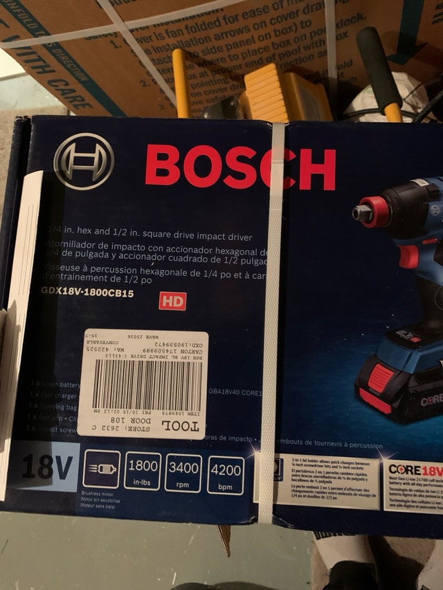 Bosch GDX18V-1800CB15 Impact Driver