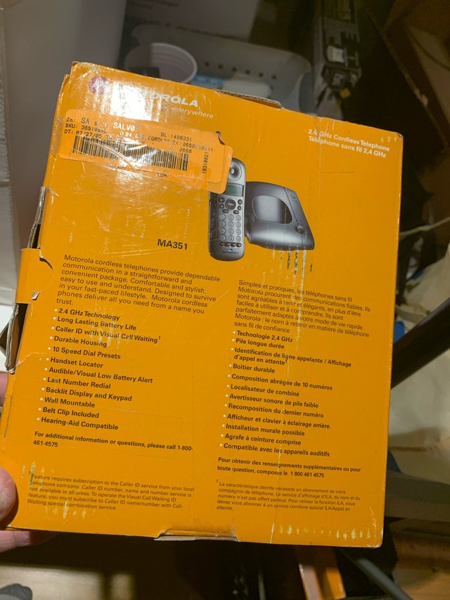 Motorola 2.4 GHz Cordless Telephone - photo 3