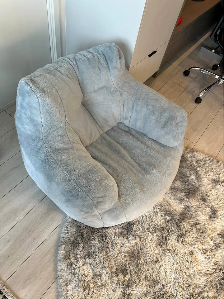 Lounge Chair with Rug