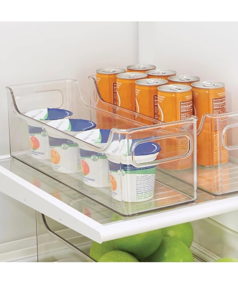 Fridge Organizer Bins with Handles - Set of 2 - photo 3