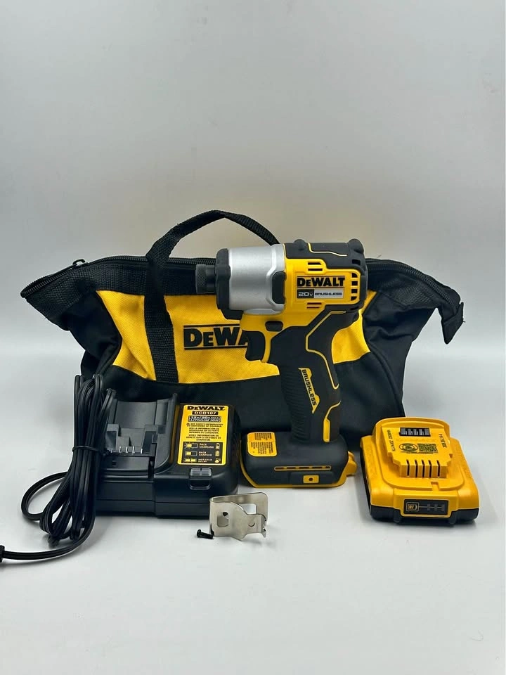 DEWALT 20V MAX Brushless 1/4 in. Cordless Impact Driver Kit
