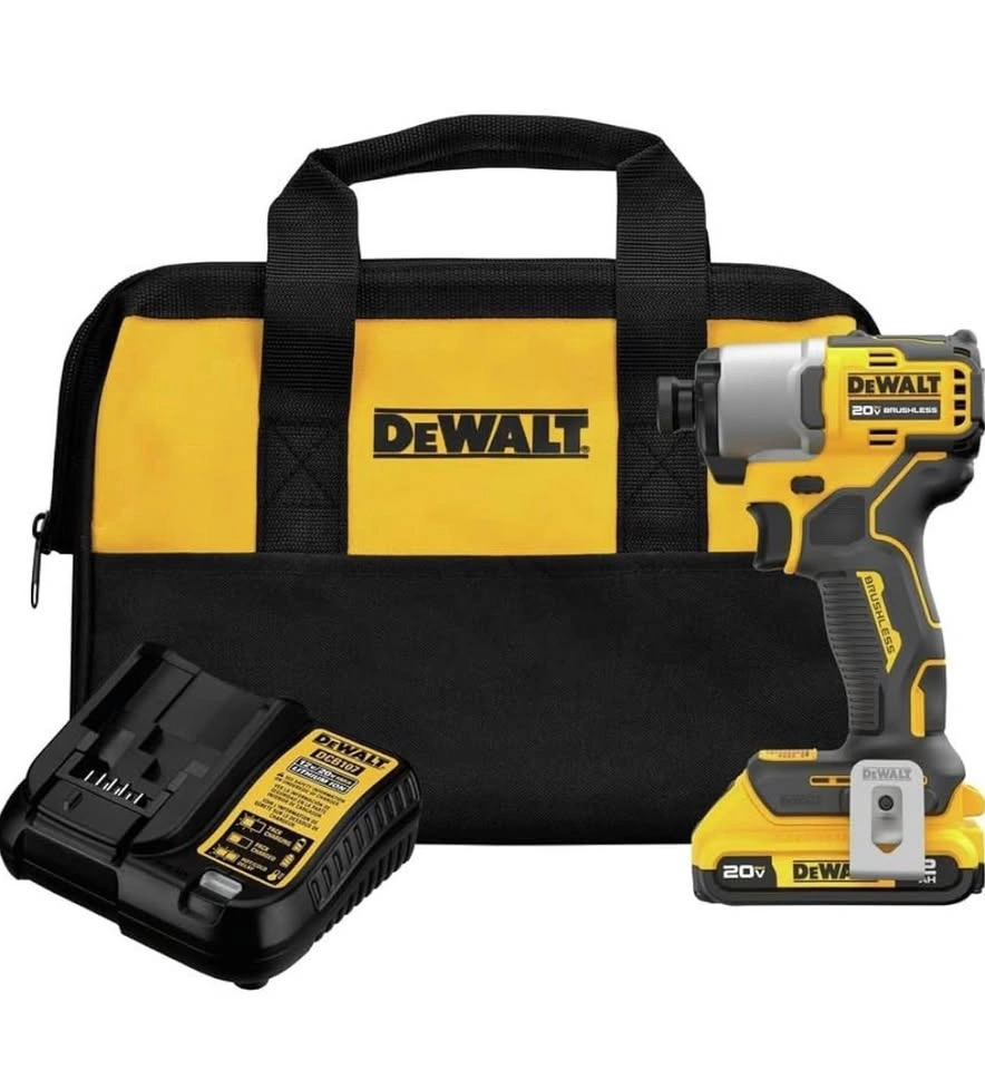 DEWALT 20V MAX Brushless 1/4 in. Cordless Impact Driver Kit - photo 2