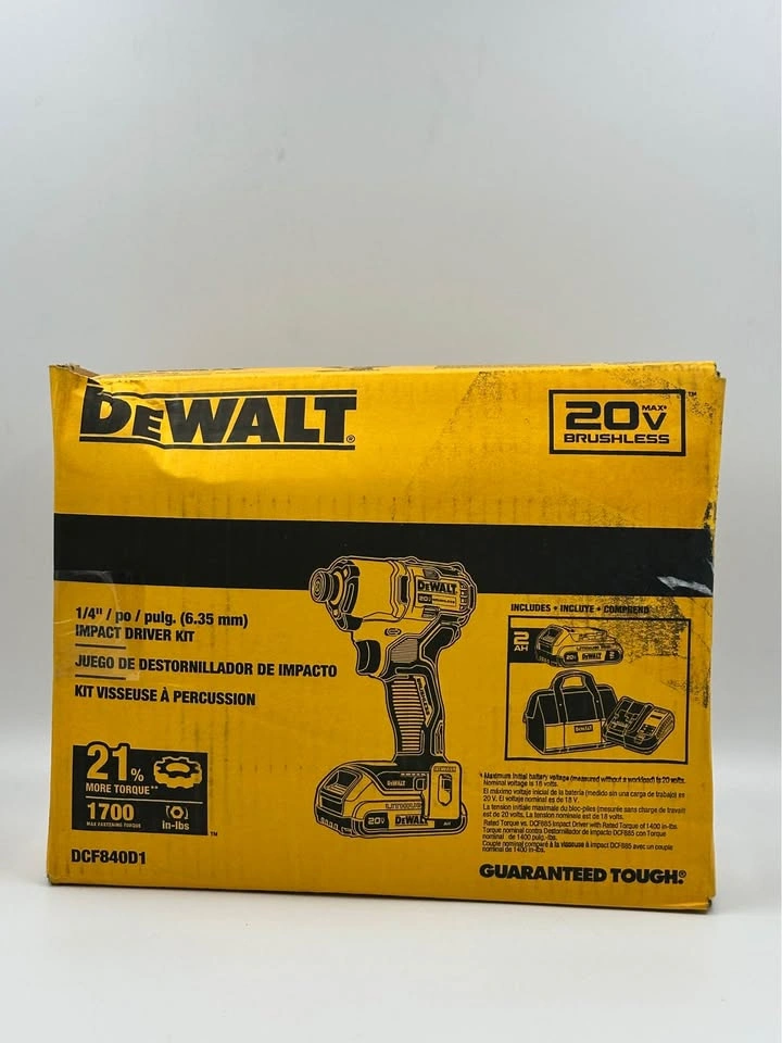 DEWALT 20V MAX Brushless 1/4 in. Cordless Impact Driver Kit - photo 4