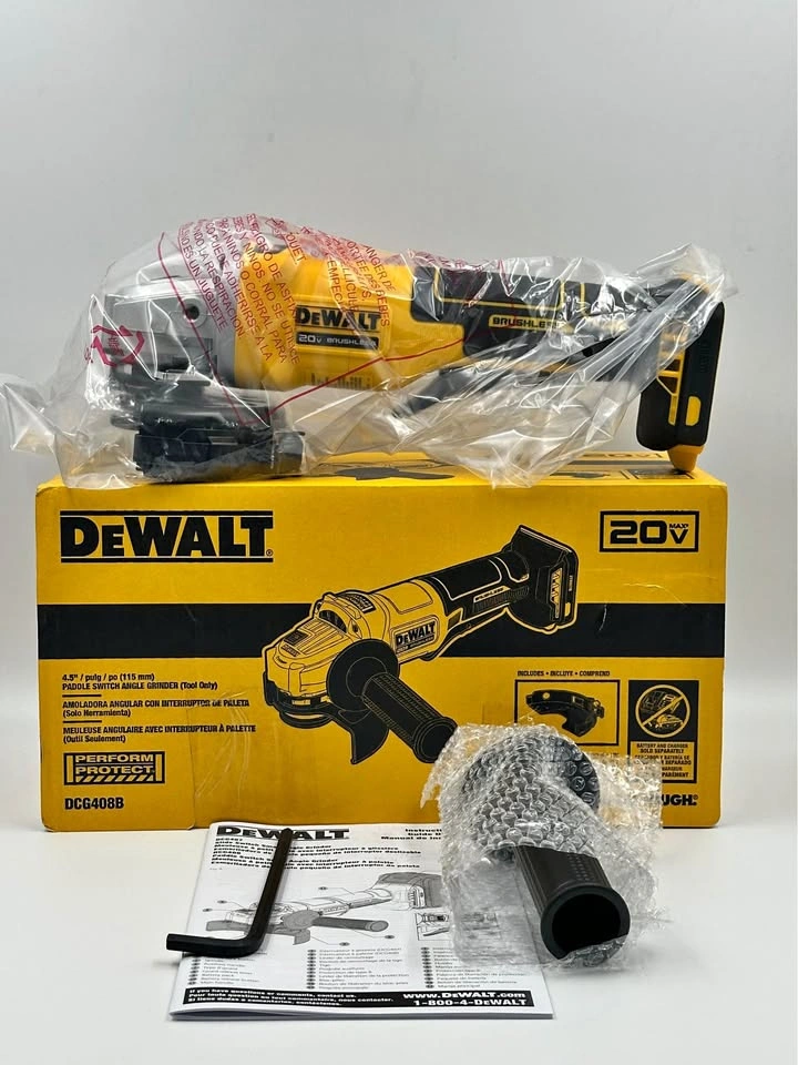 DEWALT DCG408B 20V MAX Brushless 4.5-inch Angle Grinder