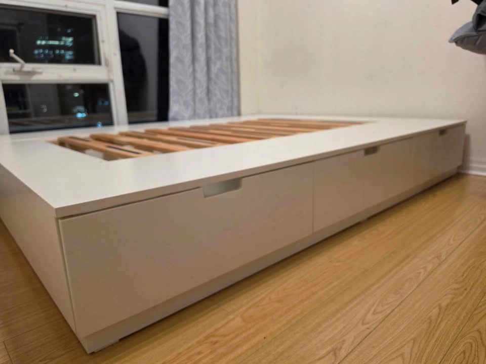 NORDLI Bed frame with storage (IKEA) - photo 2