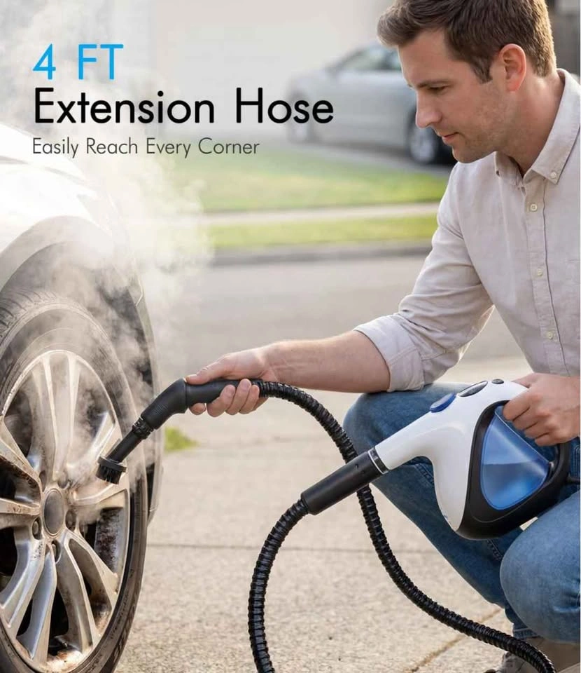 Handheld Steam Cleaner with 10-Piece Accessory Kit - photo 2