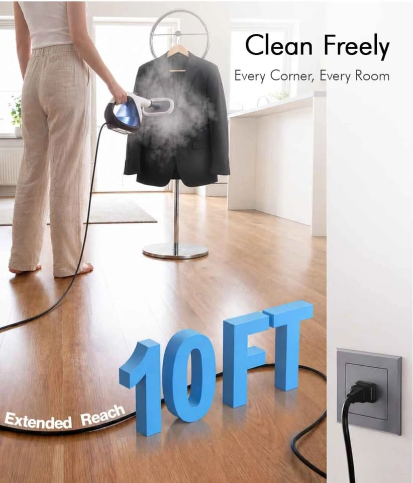 Handheld Steam Cleaner with 10-Piece Accessory Kit - photo 5