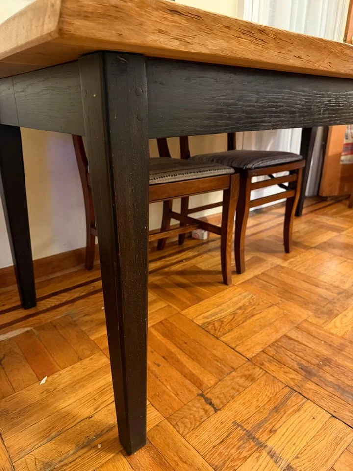 Live Edge Oak Dining Table with Butterfly Joinery - photo 3