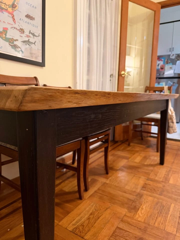 Live Edge Oak Dining Table with Butterfly Joinery - photo 4