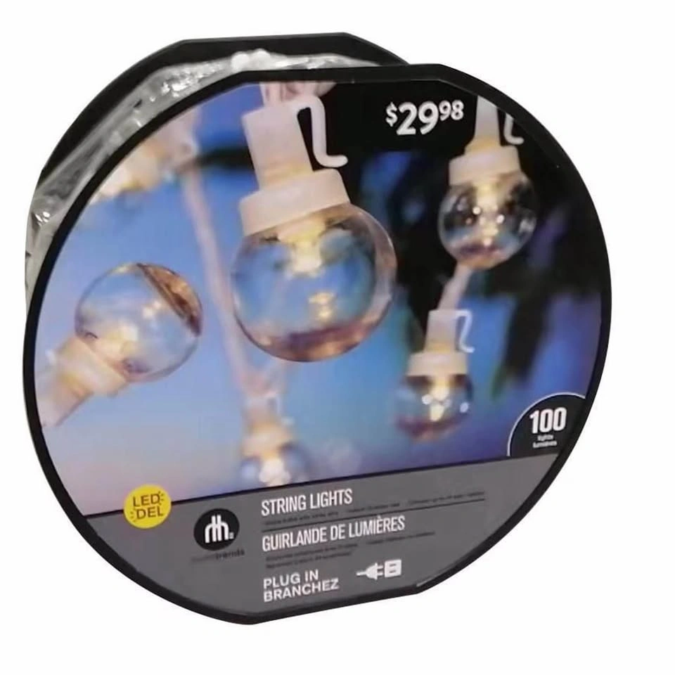 HOMETRENDS 100 LED Globe String Lights - photo 2