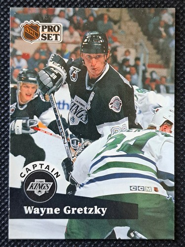 1991 PRO SET #574 WAYNE GRETZKY CAPTAIN