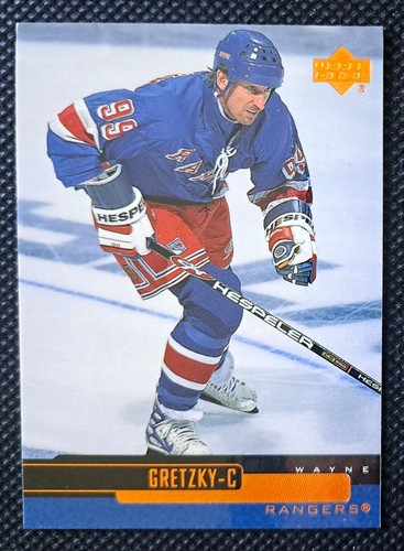 1999 Upper Deck Card # 86 Wayne Gretzky NYR