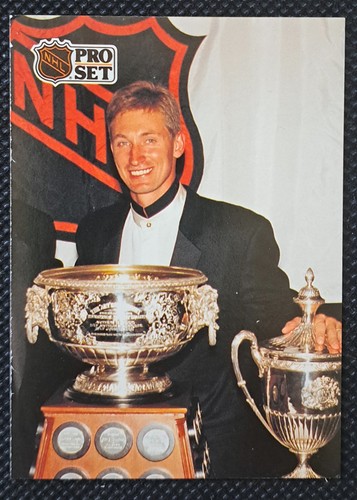 1991 PRO SET #324 WAYNE GRETZKY ART ROSS / LADY BYNG TROPHY