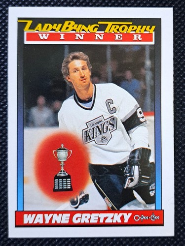1991-92 O-Pee-Chee Wayne Gretzky Lady Byng Trophy Card #520