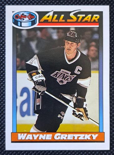 1991 O-Pee-Chee All Star Wayne Gretzky Los Angeles Kings Card #2