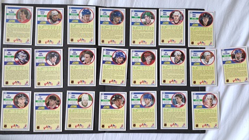 1990-91 Score NHL Hockey Cards Lot of 22 - photo 2