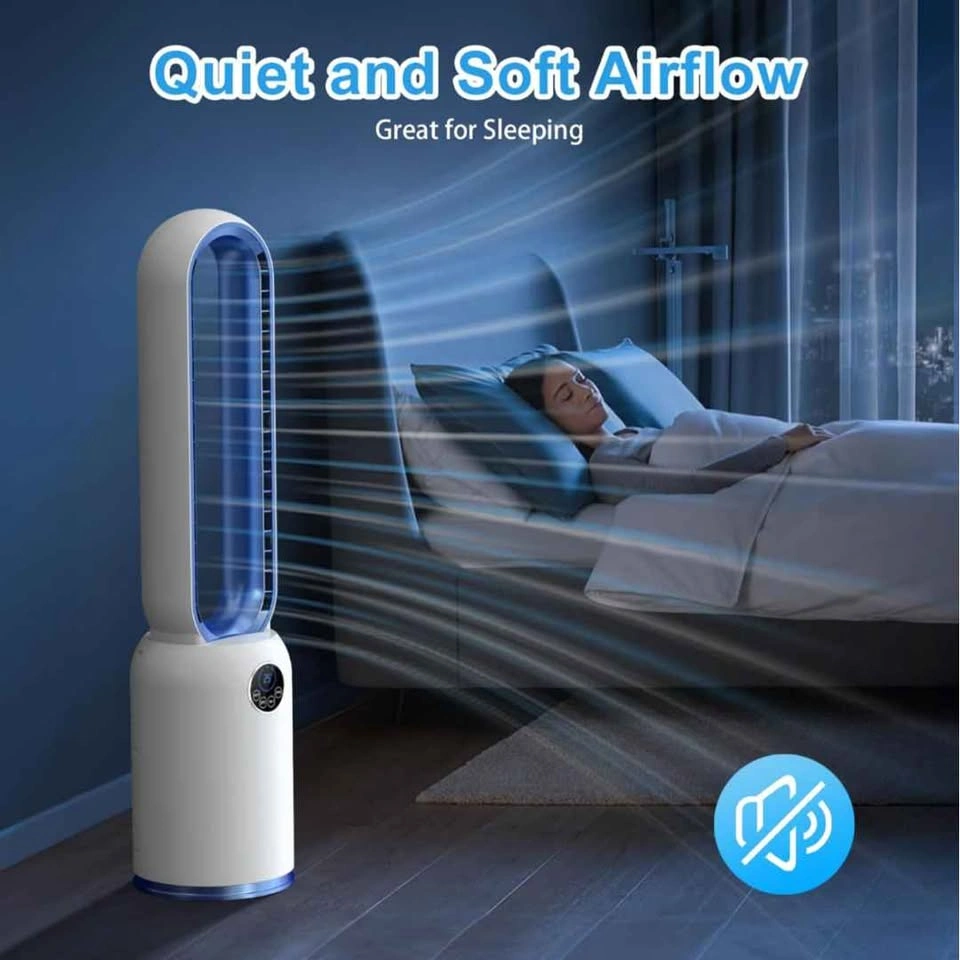 Bladeless Tower Fan with Remote - photo 4