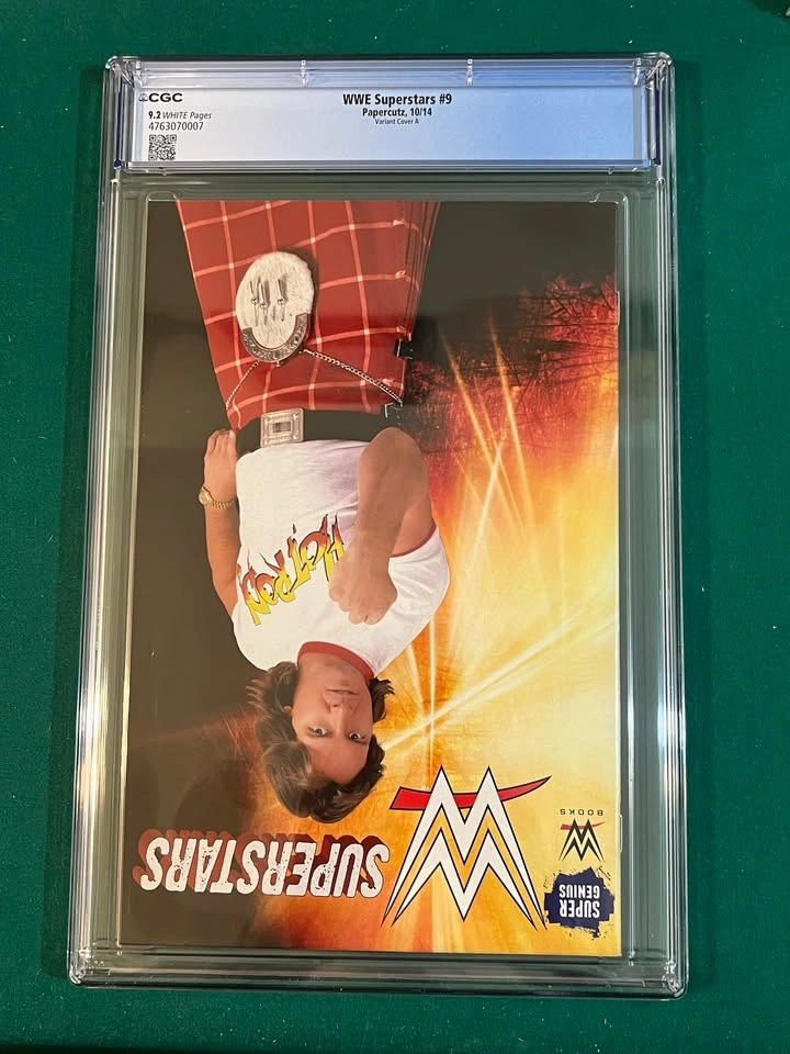 WWE Superstars #9 CGC 9.2 White Pages Hulk Hogan Variant Cover A - photo 2