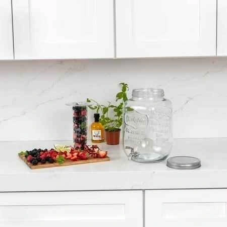 2-Gallon Glass Beverage Dispenser for Parties - photo 3