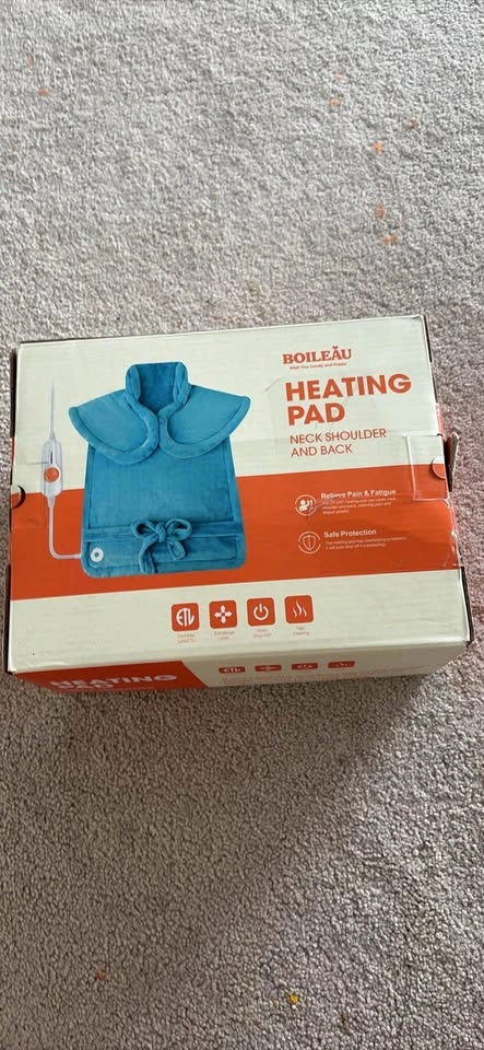 BOILEAU Electric Heating Pad for Neck, Shoulders, and Back - photo 2