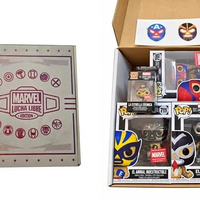 Funko Pop! Marvel Collector Corps Lucha Libre Box Set