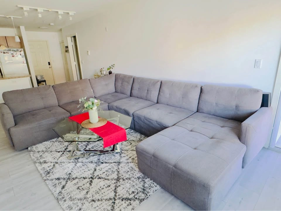7 Seat Sectional Sofa with Center Table - photo 4