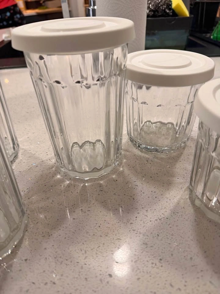 Snaptite Glass Storage Jars -$10 all