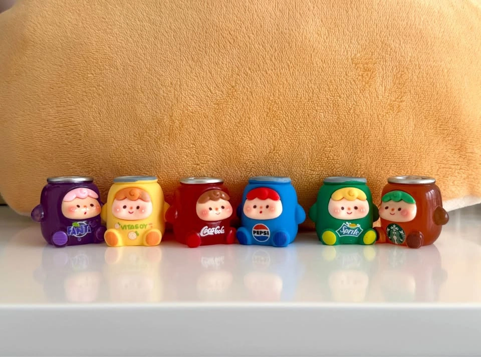 🥤Super Cute!! Adorable soft drink mini figures set - 6pcs for $2 - photo 2