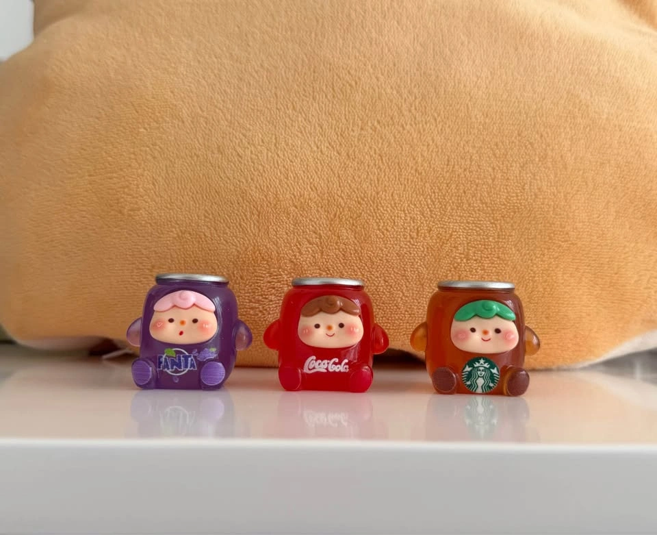 🥤Super Cute!! Adorable soft drink mini figures set - 6pcs for $2 - photo 3
