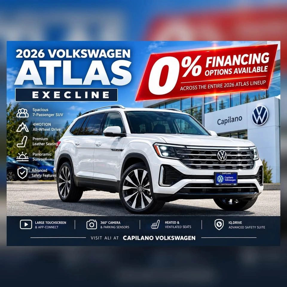 2026 Volkswagen atlas execline