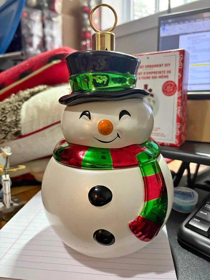 Snowman Cookie Jar