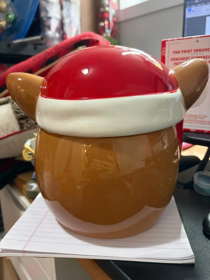 Rudolph Cookie Jar - photo 2