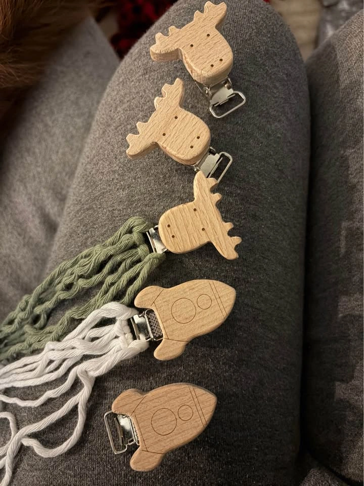 Macrame cord and clips - photo 2