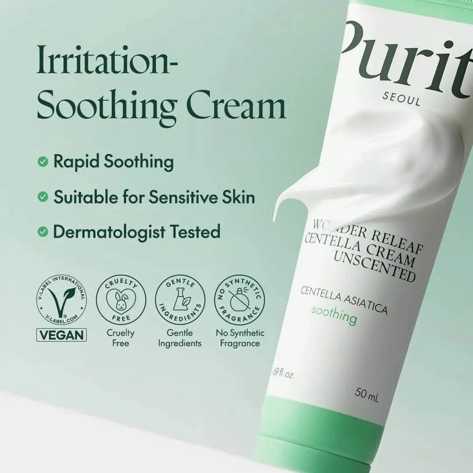 Purito Wonder Releaf Centella Unscented Serum and Cream - photo 4