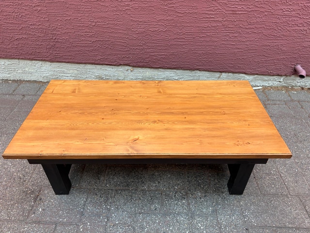 Rustic Wood Coffee Table - photo 2