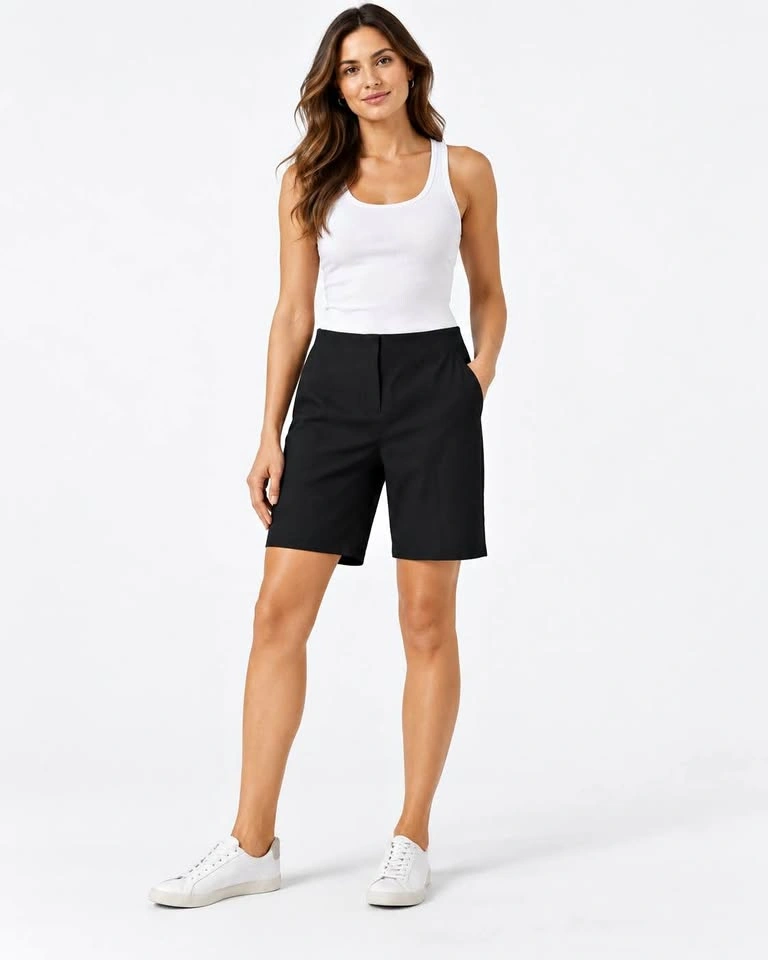 Lululemon In Power Mid Rise Short 8” Black Size 8