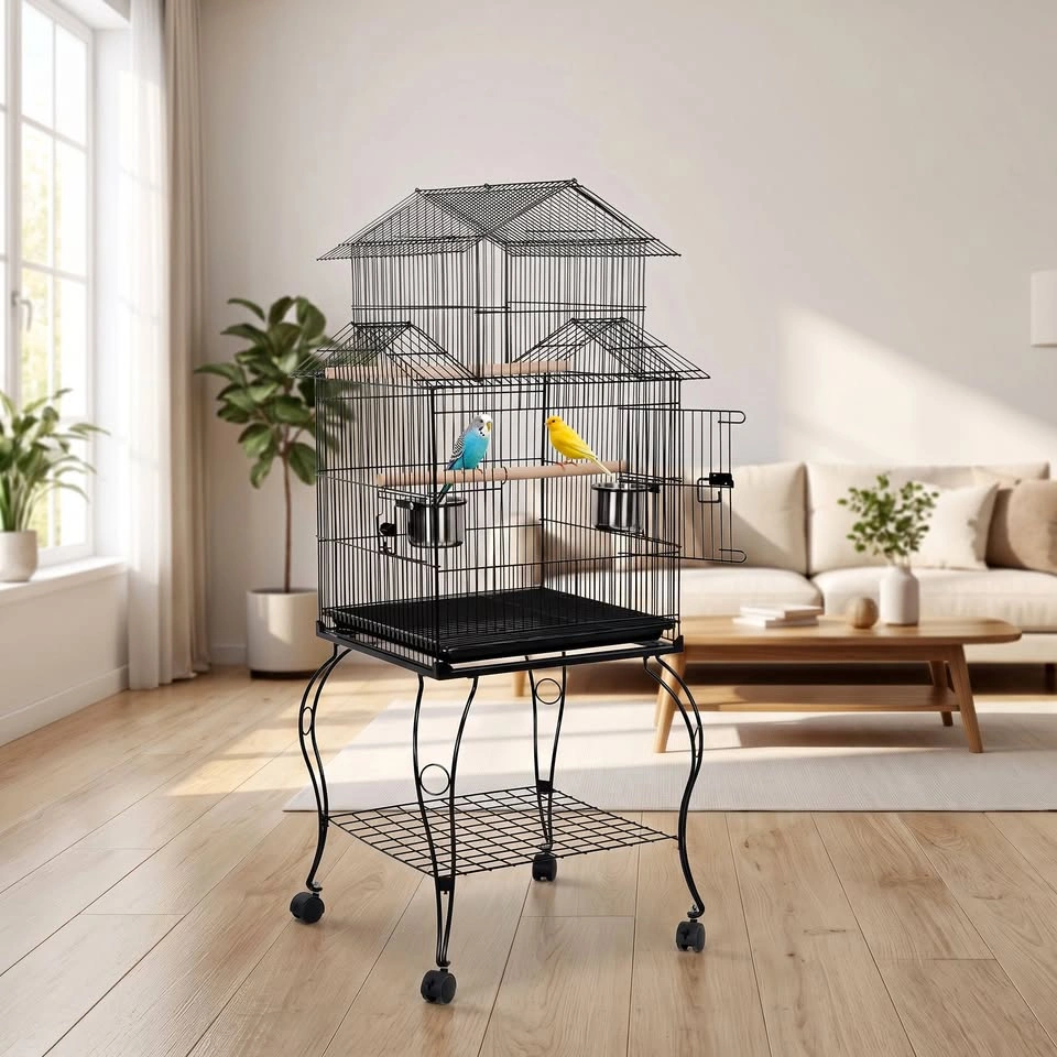 New 55" Rolling Bird Cage (original price: $145)