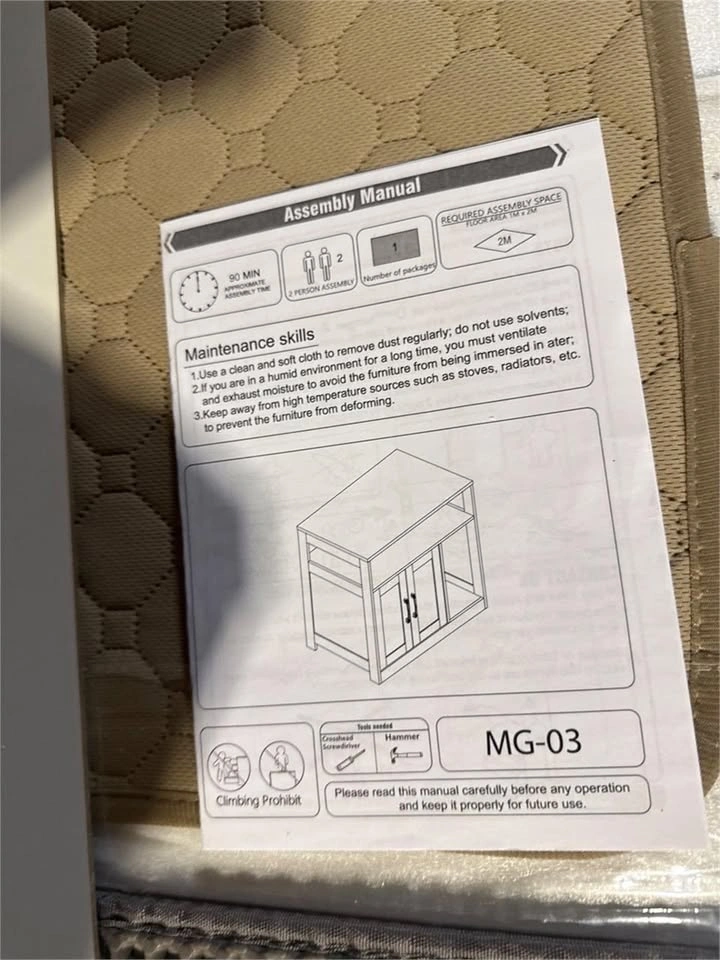 New Hidden Cat Litter Box Enclosure Furniture white - photo 5