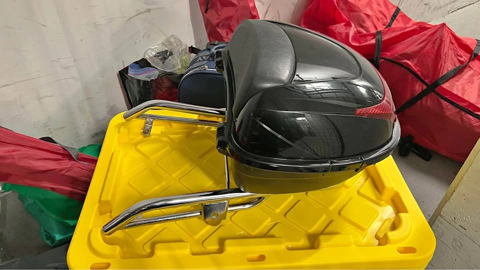 Emmo Motorcycle Scooter Top Case with Rack
