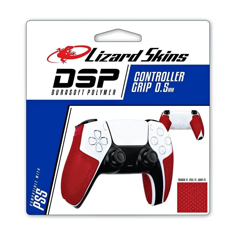 Lizard Skins DSP Controller Grip for PS5 (Red)