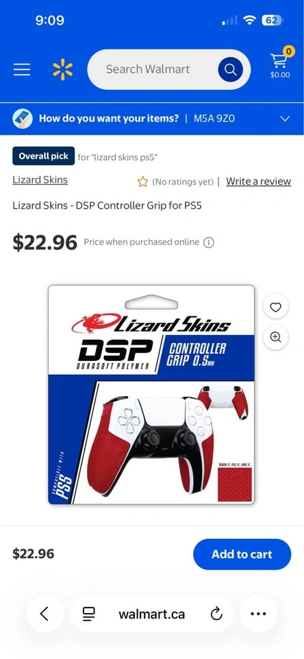 Lizard Skins DSP Controller Grip for PS5 (Red) - photo 2