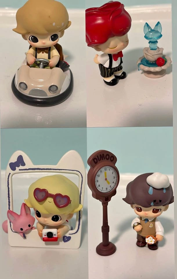 Pop Mart Lot: Dimoo, Hirono, Skull Panda, Labubu, Genshin