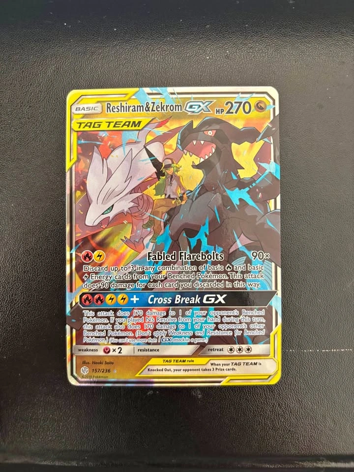 Reshiram & Zekrom Gx 157/236