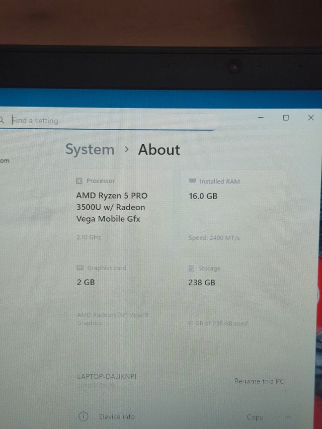 Lenovo Thinkpad T495 - 16GB RAM!! - photo 3