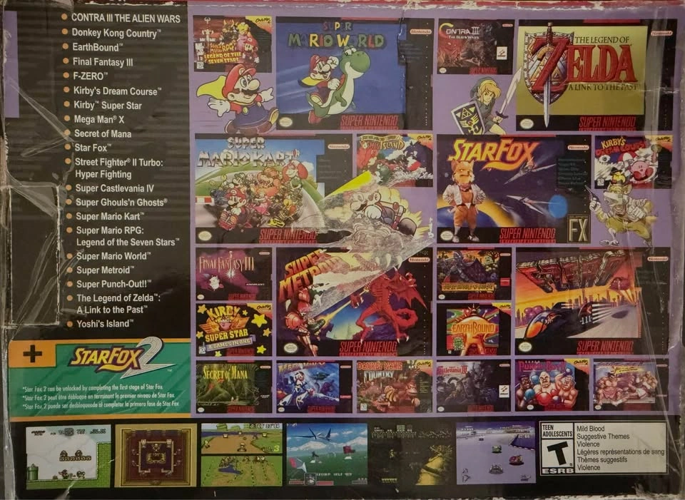 Nintendo SNES Classic Edition Mini Console 2 Controllers Box - photo 5