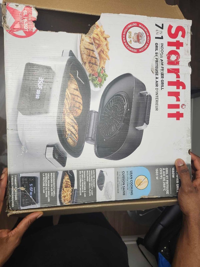Starfrit 7-in-1 Indoor Air Fryer Grill